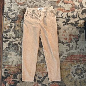 Hollister Beige Corduroy Pants